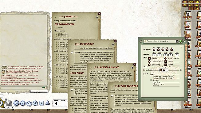 Fantasy Grounds - Daring Tales of Adventure 06: The Palladium Peril (Savage Worlds)