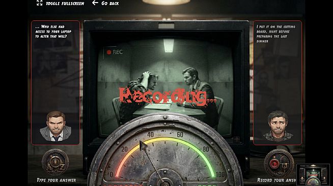 Suspicious Minds: interrogation simulator
