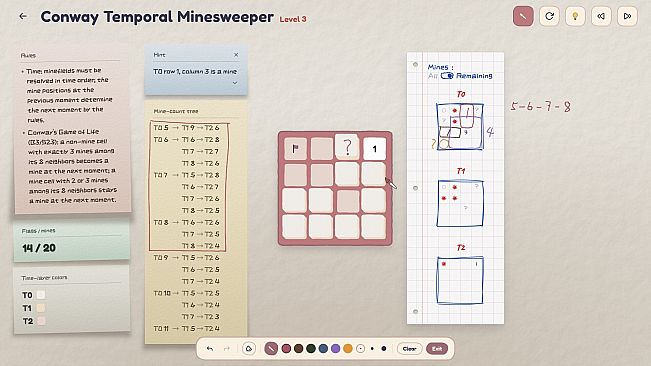 Temporal Minesweeper
