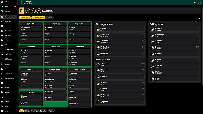 Baseball Legacy Manager 25