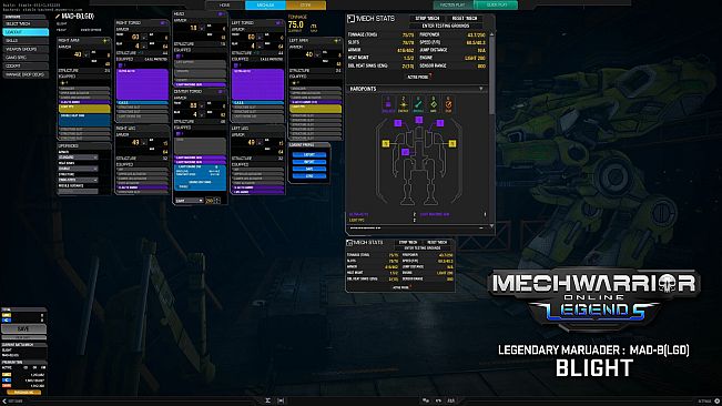 MechWarrior Online - Blight Legendary Mech Pack