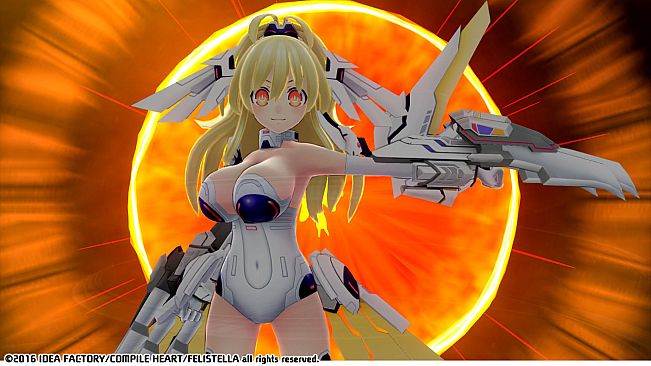 Hyperdimension Neptunia Re;Birth1 Peashy Battle Entry