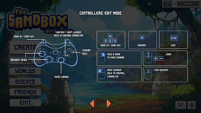 The Sandbox Evolution - Craft a 2D Pixel Universe!