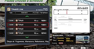 JR EAST Train Simulator:Tōkaidō Line Inbound(Atami to Tokyo)E233-3000 series