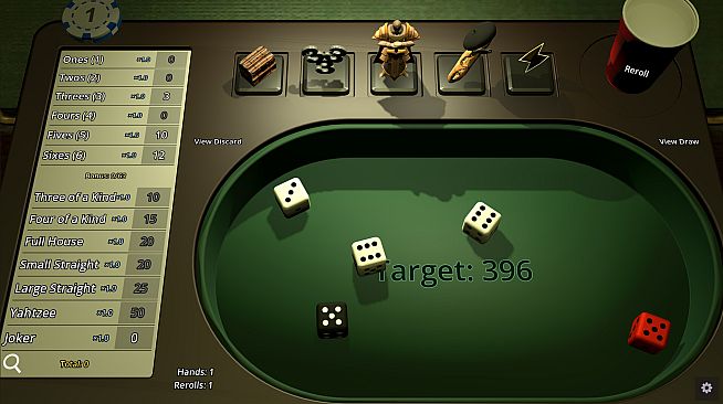 Loaded Dice - A Yahtzee Roguelike
