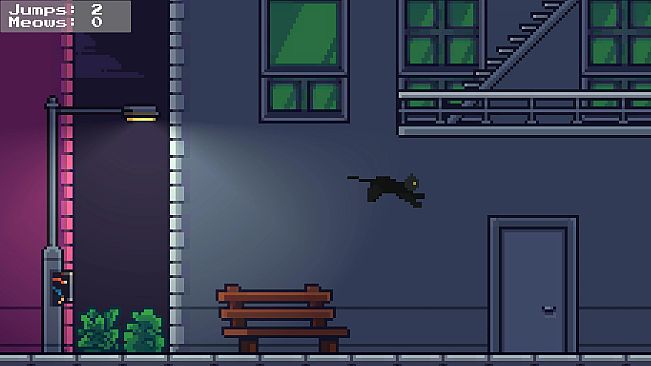Rooftop Rascal: The Midnight Cat