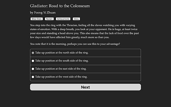 Gladiator: Road to the Colosseum