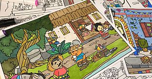 FIND ALL 8: The road to the Maya - Coloring Book