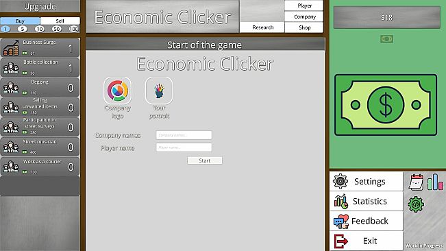 Economic Clicker