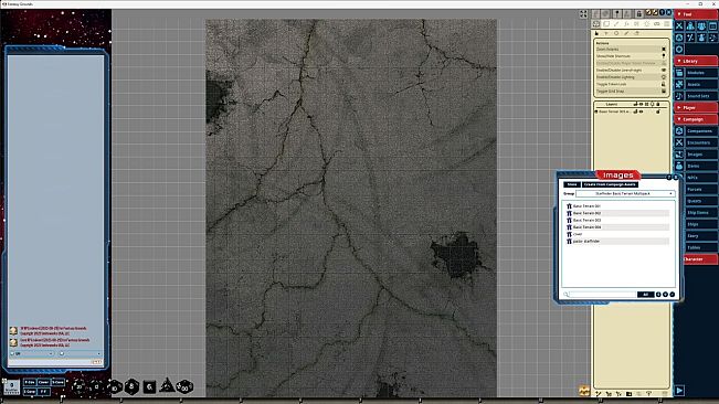 Fantasy Grounds - Starfinder RPG - Starfinder Flip-Mat - Basic Terrain Multi-Pack