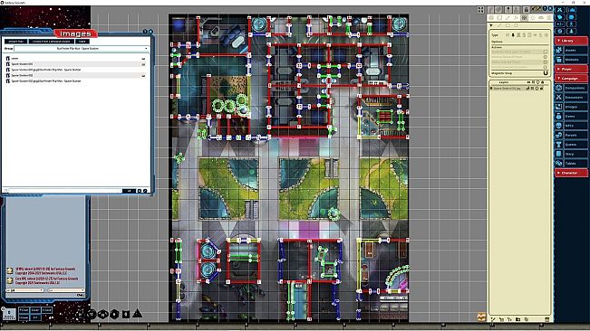 Fantasy Grounds - Starfinder RPG - Flip-Mat - Space Station