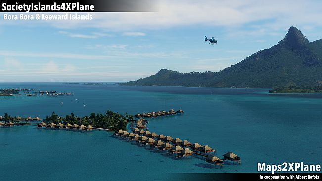 X-Plane 12 Add-on: Aerosoft - Society Islands XP - Bora Bora & Leeward Islands