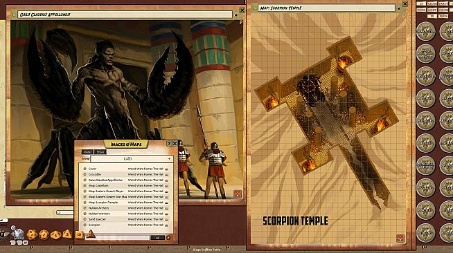 Fantasy Grounds - Weird Wars Rome: Half-Set Sun (Savage Worlds)