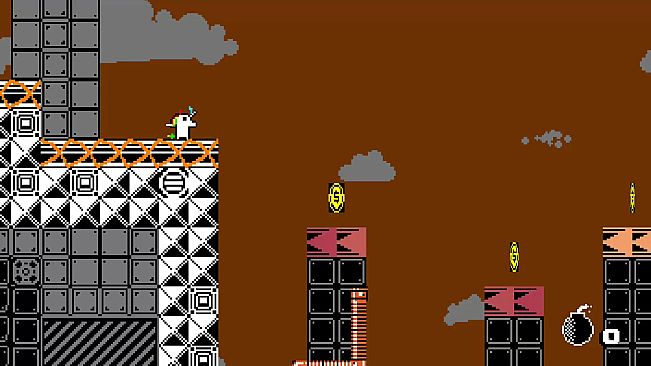 Unichrome: A 1-Bit Unicorn Adventure