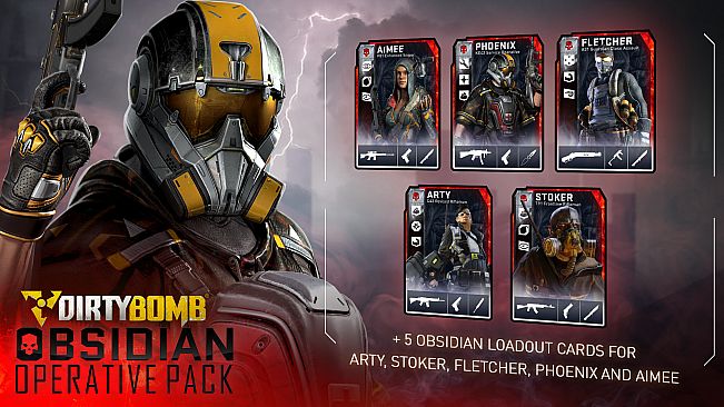 Dirty Bomb - Obsidian Operative Pack