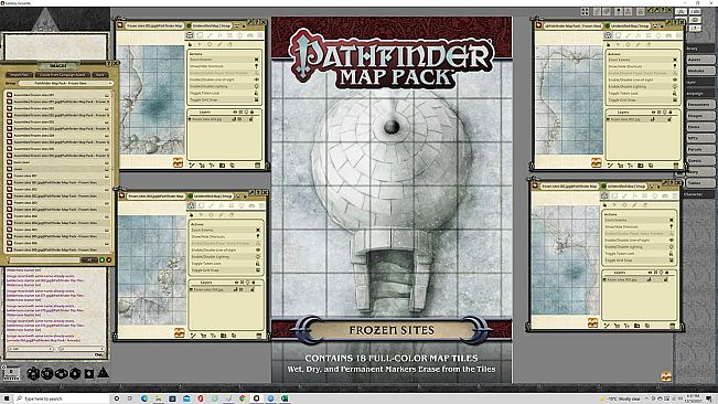 Fantasy Grounds - Pathfinder RPG - Map Pack - Frozen Sites