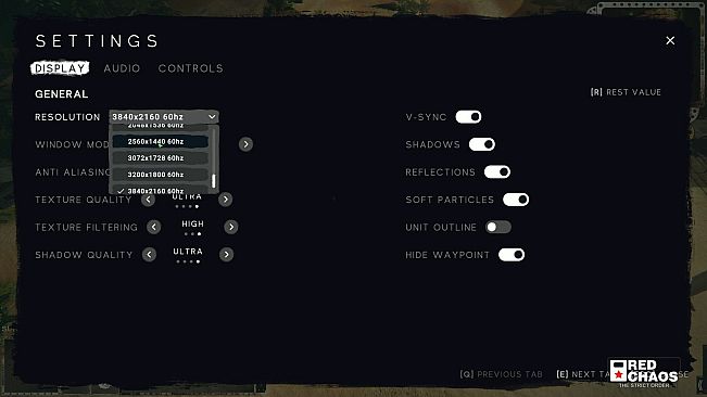 Red Chaos - The Strict Order