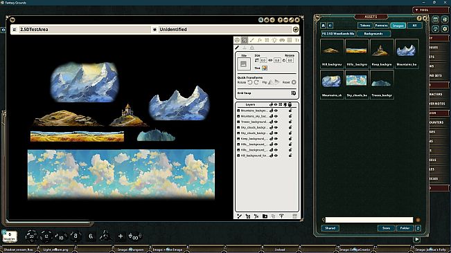 Fantasy Grounds - FG Immersive Woodlands Map Pack