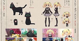 Concept Design of  anime - The Princess, the Stray Cat, and Matters of the Heart
