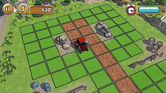 Puzzle Plowing A Field