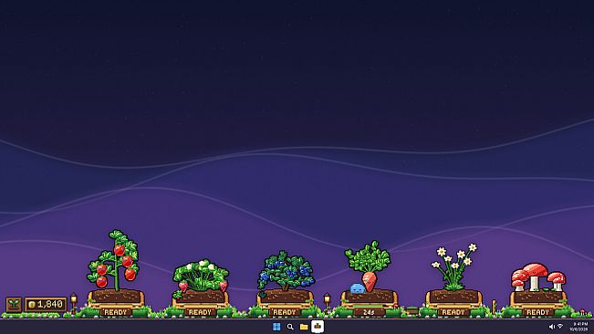 Taskbar Garden