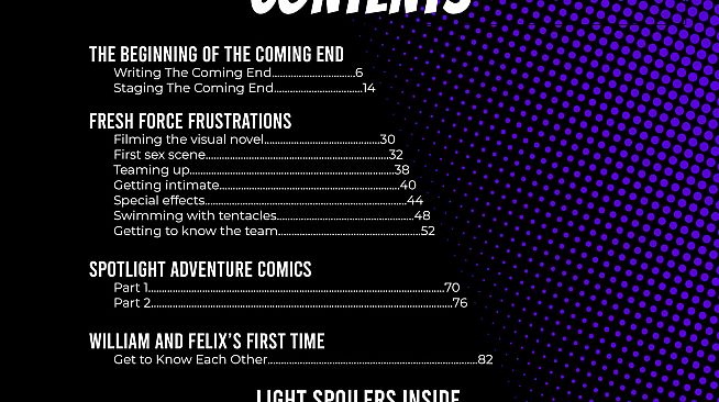 The Coming End: Behind the Scenes NSFW Art Book