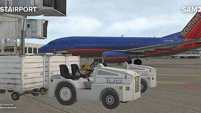 X-Plane 11 - Add-on: SAM AirportVehicles