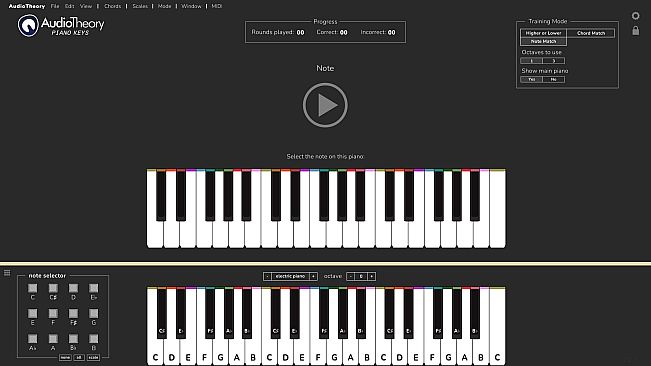 AudioTheory Piano Keys