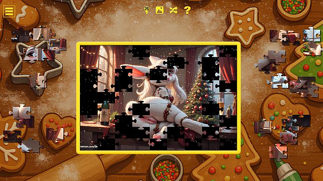 Furry Christmas Temptation – Naughty Jigsaw