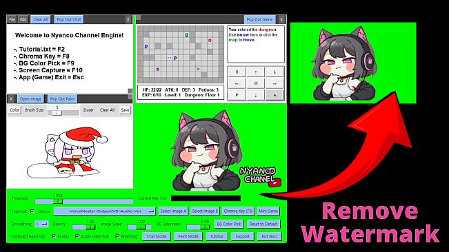 Nyanco Channel Engine - Remove Watermark