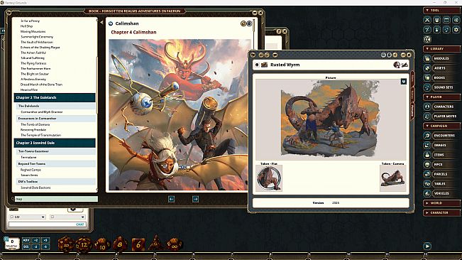 Fantasy Grounds - Dungeons & Dragons Forgotten Realms Adventures in Faerun