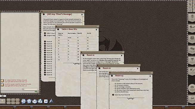 Fantasy Grounds - Mini-Dungeon #009: Tiikeri's Revenge (5E)