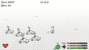 Caveman hits Giraffe in a Car