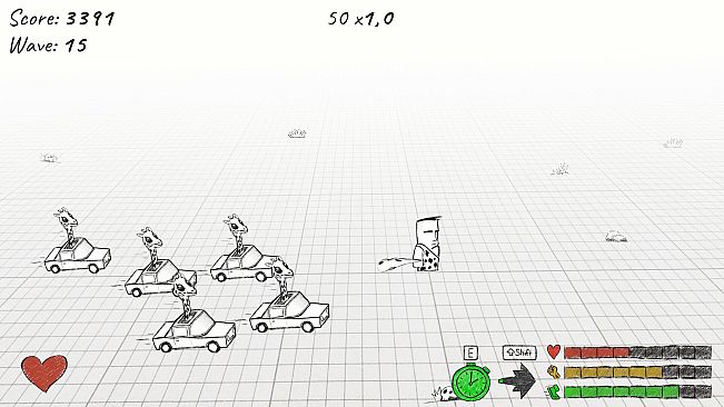 Caveman hits Giraffe in a Car