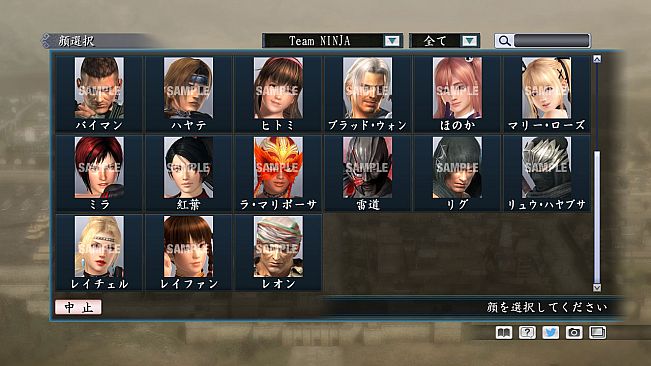 RTK Maker - Face CG Tecmo Set - 三国志ツクール 顔登録素材 「テクモ」セット