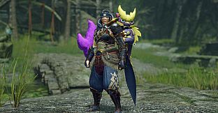 Monster Hunter Rise - "Stuffed Magnamalo" Hunter layered weapon (Gunlance)