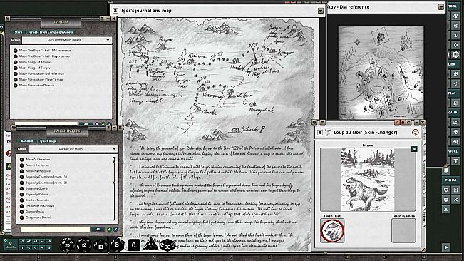 Fantasy Grounds - D&D Classics: Dark of the Moon (2E)