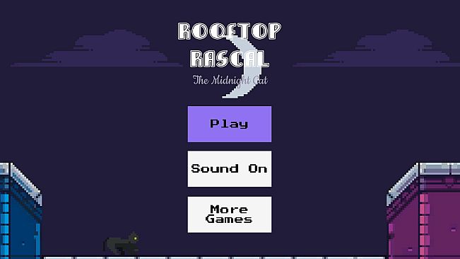 Rooftop Rascal: The Midnight Cat