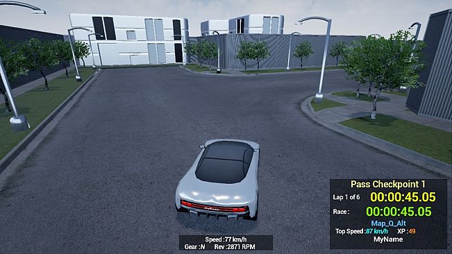 Maze Workout - Urban Lost Solo Car Racer