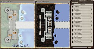 Fantasy Grounds - 0one's Colorprints #4: Bridge Gatehouse (Map Pack)