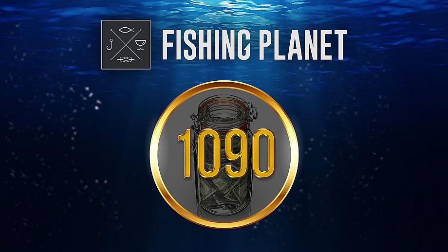 Fishing Planet: Money Pack 1090 BaitCoins
