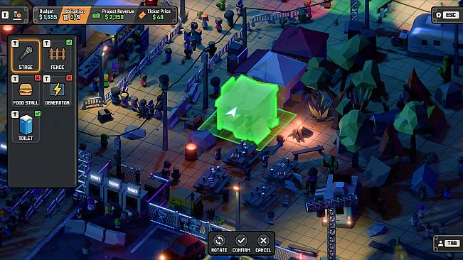 A Festival Management Roguelite