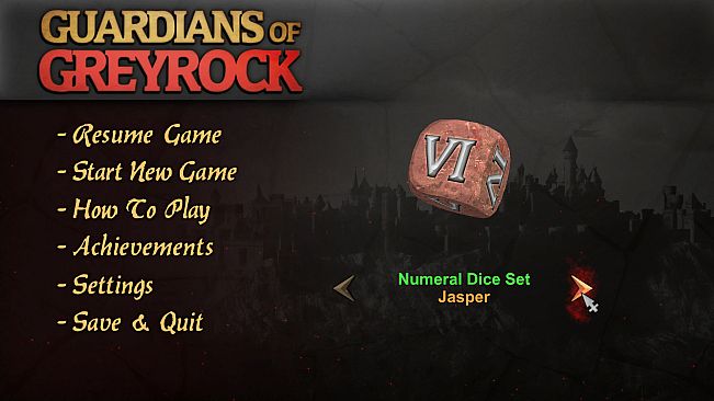 Guardians of Greyrock - Dice Pack: Numeral Set