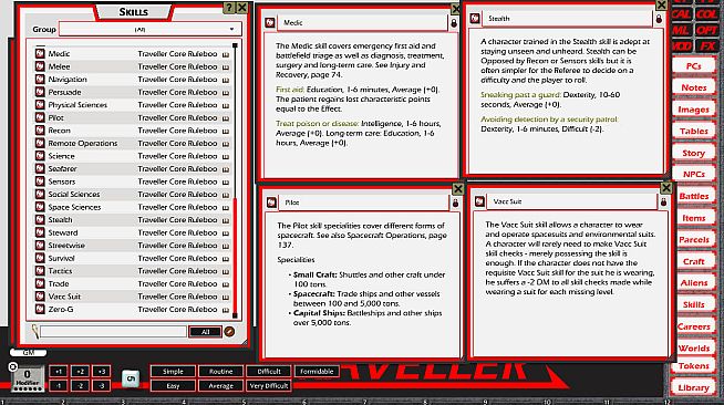 Fantasy Grounds - Traveller Mongoose 1E Ruleset (Traveller 1E Mongoose)