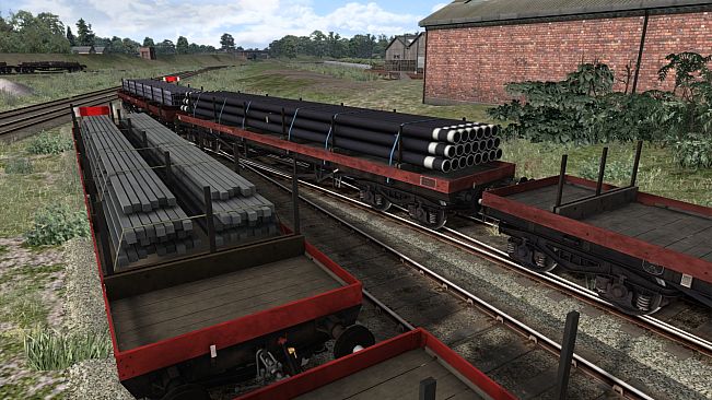 TS Marketplace: BDA 80t Bogie Bolster Wagon Pack