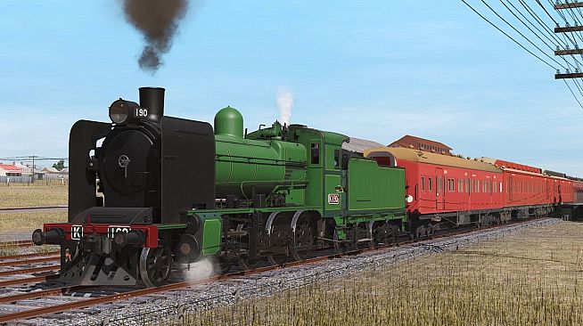 Trainz 2022 DLC - VR K class - K190 2 Tone Green