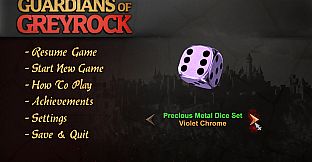 Guardians of Greyrock - Dice Pack: Precious Metal Set