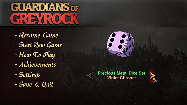 Guardians of Greyrock - Dice Pack: Precious Metal Set