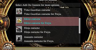 AeternoBlade - Bikini Costume