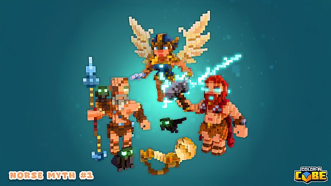 Color-a-Cube - Norse Myth Pack #1